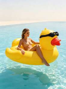 Enten-Schwimmball für den Pool - aufblasbarer Schwimmring | geeignet für schwimmende Enten-Liegestühle und Pool-Schwimmhilfen an Stränden, Seen, Höfen, Gärten, Outdoor-Aktivitäten und Partys - Verschiedenfarbig - Übersicht 1