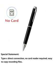 2026 New Upgraded Type-C Voice Recorder, One-Key Recording And Playback, Smart Touch Recording Device, Suitable For Lectures, Meetings, Classrooms, Work, Interviews, 180mAh Battery (Direct Data Transfer, No Card Reader Needed) - View 9