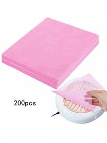 HOTWAY 100/200/300 miếng bông lọc không dệt nhiều màu, có sẵn màu trắng, xanh dương và hồng, giấy lọc cho máy hút bụi, chăm sóc móng, bộ lọc hút bụi chuyên dụng và thay thế cho studio làm móng có thể tháo rời - Nhiều màu - Xem 13