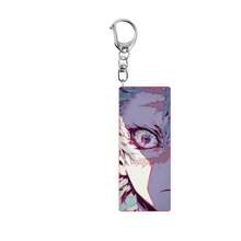 1pc Cute Anime Style 6cm Acrylic Keychain, Lightweight Key Ring Pendant Gift, Suitable For Fans - Multicolor - View 6