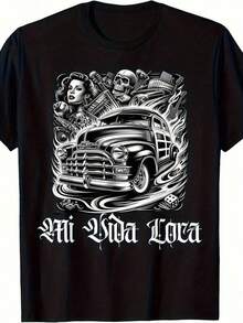 2026Herren-Kurzarmshirts T Hemd,Schwarze Herrenbekleidung T Hemd,Bedruckt mit einem goldenen Weihnachtsbaum-Muster.Atmungsaktiv,Hochwertiger Stoff,Lässiger Rundhalsausschnitt,Vintage-Stil,Sehr gut geeignet für den Sommer..Weihnachtsshirt.Freizeit,Locker,Kurze Ärmel. - Schwarz - Übersicht 1