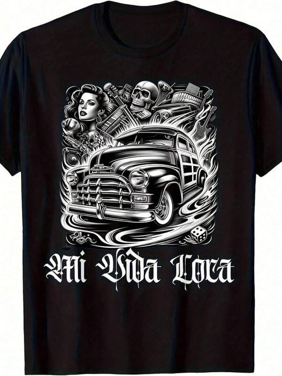 2026Herren-Kurzarmshirts T Hemd,Schwarze Herrenbekleidung T Hemd,Bedruckt mit einem goldenen Weihnachtsbaum-Muster.Atmungsaktiv,Hochwertiger Stoff,Lässiger Rundhalsausschnitt,Vintage-Stil,Sehr gut geeignet für den Sommer..Weihnachtsshirt.Freizeit,Locker,Kurze Ärmel. - Schwarz - Übersicht 1