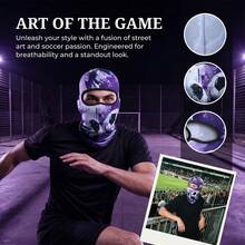 Fabulous Be Xtreme Soccer National Flag Digital Print Balaclava, Elastic Breathable Full Face Mask, Fan Spectator Cycling Windproof Sun Protection Neck Warmer Headwear - Multicolor - View 5