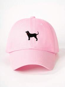 1 pieza Gorra de béisbol bordada con cachorro para mujer, gorra de béisbol lavada, gorra casual ajustable con protección solar para exteriores, adecuada para viajes de primavera/otoño, vacaciones en la playa, gorra de sol para hombres, gorra juvenil estilo Y2K - gorra de béisbol - Ver 18