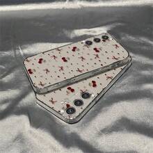Funda para Teléfono: Diseño Delicia de Cereza, Material TPU Anticaídas, Corte Preciso, Cobertura Completa, Compatible con for  Galaxy S25/S24/S23/S22/S21/A10/A12/A13/A14/A15/A16/A20/A22/A23/A24/A25/A30/A33/A34/A35/A52/A53/A50/A54/A72/A73/M10S. - Multicolor - Ver 5