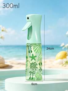 New Green Ocean Pattern PET Refillable Travel Spray Bottle, Professional High Pressure Atomizing Spray Bottle, 200ML/300ml High Pressure Continuous Automatic Vacuum Fine Mist Sprayer, Hair Styling Tool, Hair Care Products And Accessories, Salon Beauty Travel Essentials, Hair Salon Beauty Travel Necessities, Multi-Functional Spray Bottle - Multicolor - View 13