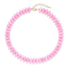 Collar de cuentas acrílicas de colores para mujer, collar personalizado, collar de playa; accesorios de joyería hechos a mano con cuentas para vacaciones - Multicolor - Ver 18