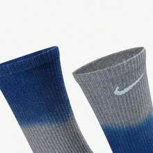 Nike Logo Print Tie-Dye Comfortable Casual Sports Mid-Calf Socks, Unisex - Multicolor - View 6