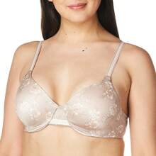 Bali - Brasier Liso con Aros en U para Mujer, Brasier de Cobertura Completa (Colores Jubilados) - Rosa - Ver 9