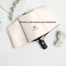 1pc Windproof Rainproof Umbrella - Water-Resistant Spring Polyester Fabric, Basic Minimalist Style, Durable Steel Frame, Plastic Handle, Automatic Sun Protection Personalized Umbrella - Multicolor - View 24