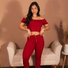 Pijama Inverno Conjunto Blusa Calça Feminino Amamentação Longa Confortável - unitário - Visão 7
