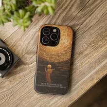 Génesis 1:1 En el Principio Funda para   Galaxy con Ícono de Mosaico Bizantino Cristiano Ortodoxo  HONOR  OPPO - Multicolor - Ver 9