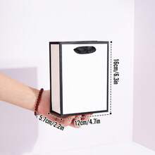 2/1pc Small Paper Gift Bags, Handheld Party Gift Bags, Birthday Wedding Celebration Multi-Functional Tote Bags Gift Packaging - Gift Bags - View 7
