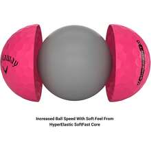 Callaway Golf Supersoft Golf Balls (2023) Variant 1 - Pink - View 3