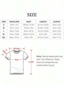 Girls' Short-Sleeved Round Neck T-Shirt With Subtle Print, Breathable, Machine Washable, Perfect For Spring/Summer Outings And Casual Play. - Red - View 5