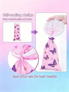 10pcs Vomit Bags, Car Trash Bags, Suitable For Motion Sickness, With Built-In Buckle Design, Leak-Proof, Applicable For Road Trips, Airplane, Outdoor Emergency Trash Bags, Travel, Emergency Toilet And Multi-Purpose Vomit Bags - Multicolor 3 - View 4
