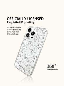 Miniso HelloKitty 透明膠帶無線磁吸充電手機殼，防滑、防摔、防指紋，節日禮物手機殼，適用 iPhone 18 Duo 18 Pro 18 Pro Max、Android 系列 Galaxy S22 S23 S24 S25 S26、Apple 17 17 Air 17 Pro 17 Pro Max、11 12 13 14 15 16 Pro 16 Pro Max 14 Plus 15 Plus 16 Plus 16 Pro 16 Promox XR - 無色 - 查看 4