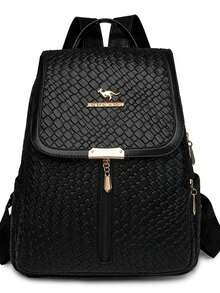 Soft Leather Backpack For Women, Large Capacity Backpack For Ladies, Casual Travel Backpack For Women, Backpack For Girls - Black - View 1