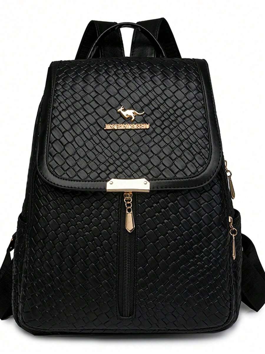Soft Leather Backpack For Women, Large Capacity Backpack For Ladies, Casual Travel Backpack For Women, Backpack For Girls - Black - View 1