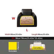 1件波希米亞風四季通用防滑沙發套，雪尼爾提花座墊，防寵物抓傷，可機洗，居家裝飾與沙發保護 - 多款式1 - 查看 14