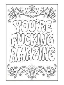 Relaxing Coloring Book For Adults, 24 Pages Of Fun Doodles, Relieve Stress At Your Own Pace, 120g Thick Paper, A4, Gift For Parents And Friends, Birthday, Holiday, Back To School, Stationery - Relaxation Patterns - View 3