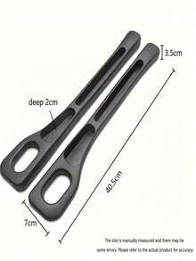 2pcs Car Seat Gap Filler Storage Box, Dual Slot Design, Durable Leak-Proof Material, Can Store Keys, Phone, Cards, Coins, Reduce Seat Friction Noise, Elegant Car Interior Decoration, Holiday Gift - A - View 7