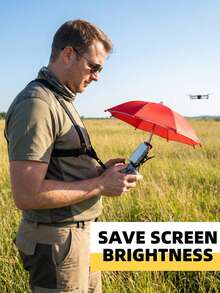 Shading Phone Umbrella For Sun With Flexible Clip To Block Direct Sunlight Compact Outdoor Phone Sun Shade Shield For Motorcyclists And Hikers Handy Mini Umbrella For Phone Perfect For Park Relaxing Summer Travel Beach Umbrella Vacation Essentials - Cell Phone Umbrella - View 4