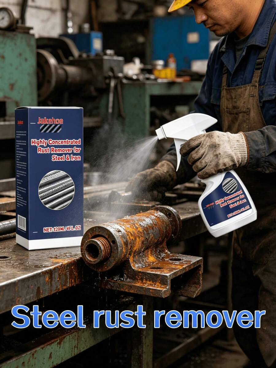 Steel Rust Remover, Bolt & Screw Metal Rust Stain Cleaner, Household Rust Cleaning Agent