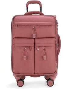 Cloe - Maleta Chica 20 plg de Cabina Textil Expandible color Rosa Para Mujer - Verde - Ver 10