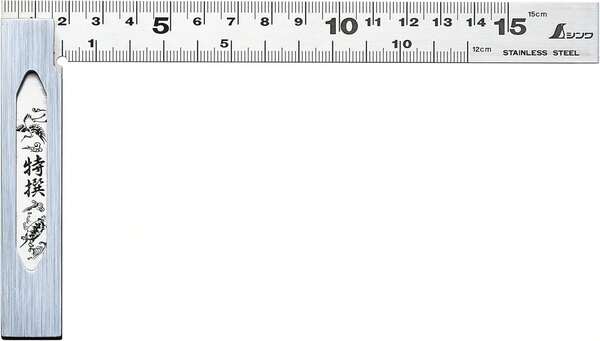 Shinwa Sokutei 62009 Full Scoya Scale Stainless Steel 59 Inches (15 Cm)