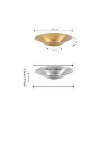 Stainless Steel Fruit Salad Bowl Restaurant Pasta Plate Cold Dish Plate Ramen Bowl Dish Plate Restaurant Deep Plate Dinner Plate Dessert Bowl Round Fruit Plate Home Dish Plate - Silver - View 8