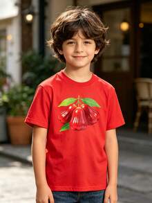 Children's Clothing, Girls' Outfits, Girls' Sets, Women's Outfits, Boys' Outfits, Girls' Clothing, Tops For Teenagers, Girls' Clothing, Blouses For Girls,  Blouses For Young Women - 紅色 - 查看 9