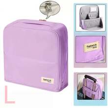 Magnetic Closure Large Opening Vertical Makeup Bag, Large Capacity Cosmetic Storage Bag, Multi-Functional Office Desk Makeup Organizer Storage Bag, Suitable As A Gift, New Year's Choice,Back To School - Multicolor - View 8
