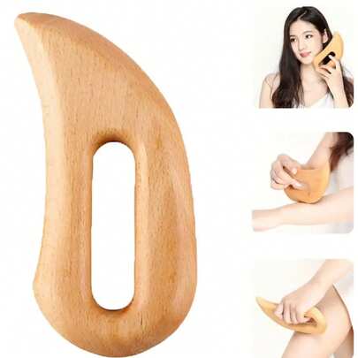 Wooden Gua Sha Board, Gua Sha Massage Tool, Gua Sha Massage Device, Full Body Massager, Hand Massager, Leg Massager, Shoulder Massager, Neck And Shoulder Massage Tool, Facial Massage Tool, Back Massage Tool, Waist Massage Tool, Suitable For Home Use, Can Be Given As A Holiday Gift To Family, Friends, Classmates, Parents