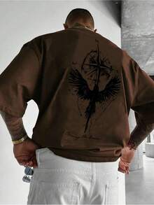 Camiseta de manga corta para hombre, altamente elástica, de algodón puro, corte ajustado, versátil, clásica, de cuello redondo, holgada y a la moda, estilo coreano. - Verde - Ver 7
