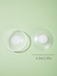 vfvQueen 2/6/12pcs Reusable Silicone Nipple Covers For Women, Invisible Breast Pads With Travel Box - Transparent - View 2
