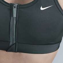 Nike Swoosh Logo Stylish, Minimalist, Breathable Sports Bra For Women, Green. - Green - View 5