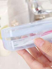 [Toothbrush Box]Toothbrush And Toothpaste Travel Storage Box, Portable Travel, Home, Camping Toothbrush Storage Box Holder - Multicolor - View 5