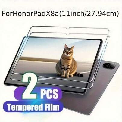 2pcs Pad X8a 11 Inch 2024 Tempered Glass Screen Protector, 9H Hardness, Anti-Scratch, Anti-Bubble, High Definition Transparent Film, Smooth Surface