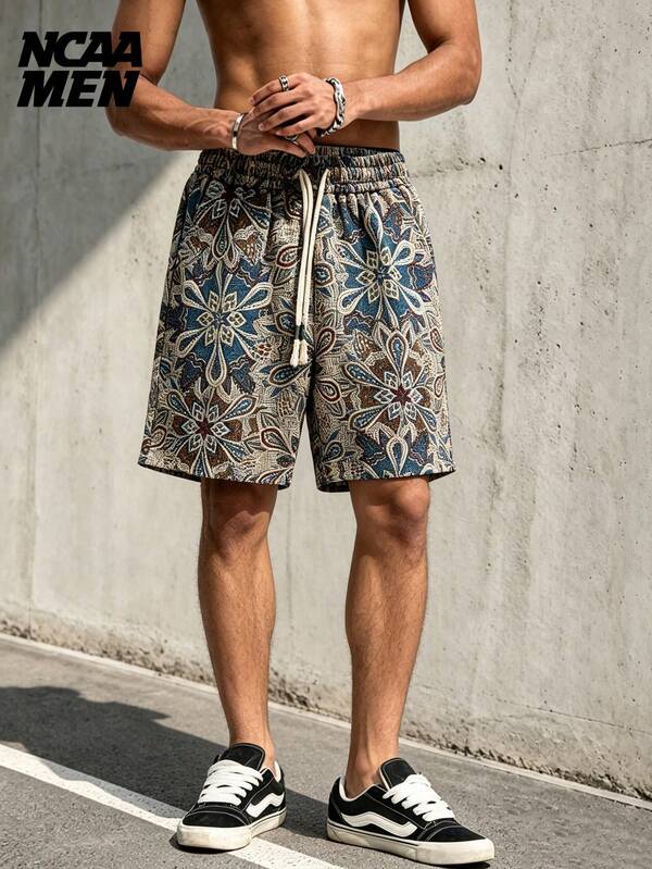Men's Printed Casual Daily Shorts With Design Sense