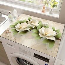 1pc 2D Floral Kitchen Countertop Mat, Diatomaceous Earth Material, Highly Absorbent, Suitable For Tableware, Coffee Machine, Microwave, Etc. Fashionable Watercolor Design, Ideal Choice For Modern Kitchen. - Multicolor - View 12