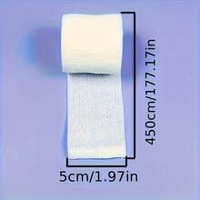 1.97 X 177.17 Inch White Sports Tape - Elastic Self-Adhesive, - White - View 5
