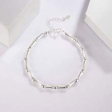 925 Sterling Silver Fashion Bracelet, Suitable For Daily Wear And Gifting - White - View 6