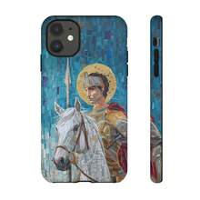 Gran Mártir San Jorge, Matador de Dragones, Funda para   Galaxy, Ícono de Mosaico Bizantino, Cristiano Ortodoxo,  HONOR  OPPO - Multicolor - Ver 9