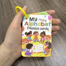 ABC English Letters, 26 Alphabet Flash Cards For Children, Phonics Flash Cards, English 26 Alphabet Phonetic Pocket Cards - 彩色 - 查看 5