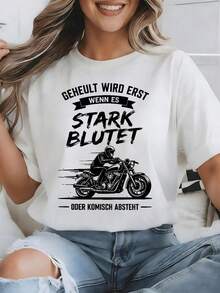 Camicia casual da uomo, stile biker, moto, chopper (5) camicia leggera per vacanze, località balneare - Indietro - Visualizzare 9