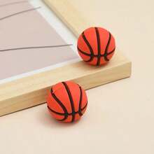 1/2/4pcs Creative Football/Basketball Shaped Pencil Sharpeners, PVC Material, Mini Single-Hole Pencil Sharpener, Back To School Student Essential - Multicolor - View 16