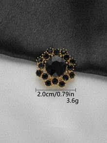 5pcs/Pack Multi-Color & Size Rhinestone Hollow Classical Metal Buttons For Coats & Jackets, DIY Decorative Buttons, Exquisite Craftsmanship, Handmade Sewing Supplies, Garment Accessories - Multicolor - View 22