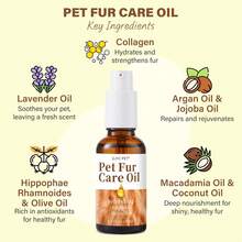 GJYC PET Pet Fur Care Oil - Detangles, Reduces Shedding - Adds Shine With Collagen &Amp; Natural Oils - Leave-In Conditioner For Dogs &Amp; Cats - 101 Fl Oz - White - View 3