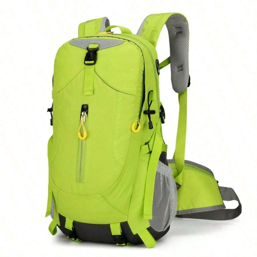 Large 30L Capacity Backpack, Suitable For Hiking, Camping, Travel, Transport, Unisex, Lightweight, Suitable For Mountaineering - Green - View 1
